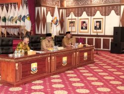 Sekda Sudirman Pimpin Exit Meeting dan Entry Meeting Bersama BPK RI