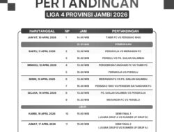Liga 4 Jambi 2026 Bergulir 10 April, 7 Tim Siap Bertarung Rebut Tiket Nasional