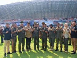 Wakil Gubernur Jambi Hadiri Upacara HUT Satpol PP, HUT Damkar dan HUT Satlinmas di Kota Palembang