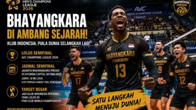 Bhayangkara Presisi Selangkah Lagi Ukir Sejarah di AVC Champions League 2026