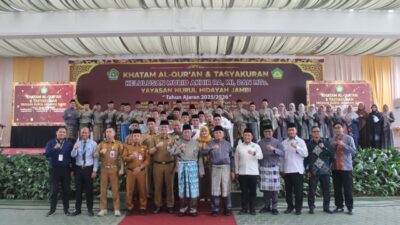 Khataman Al-Qur’an dan Tasyakuran Kelulusan Yayasan Nurul Hidayah, Wagub Sani Harap Lahir Generasi Qurani dan Berakhlak Mulia