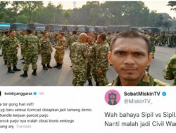 Sorotan Pengamanan Aksi “Indonesia Bangkrut”: Kehadiran Komcad di Lapangan Menjadi Tanda Tanya Publik