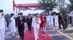 Gubernur Al Haris dan Forkopimda Hadiri Upacara Penurunan Bendera dengan Khidmat, Sampaikan Ucapan Terima Kasih