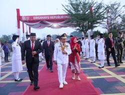 Gubernur Al Haris dan Forkopimda Hadiri Upacara Penurunan Bendera dengan Khidmat, Sampaikan Ucapan Terima Kasih