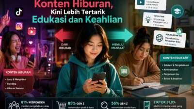 Gen Z Mulai Tinggalkan Konten Hiburan, Kini Lebih Tertarik Edukasi dan Keahlian
