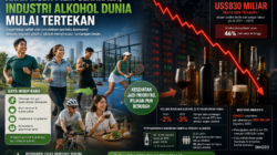 Anak Muda Pilih Olahraga, Industri Alkohol Dunia Mulai Tertekan