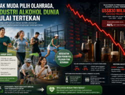 Anak Muda Pilih Olahraga, Industri Alkohol Dunia Mulai Tertekan