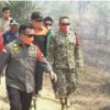 Gubernur Al Haris Pantau Karhutla Tahura di Batang Hari, Dua Waterbombing Disiapkan