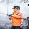 Kawasan Gambut Londerang Kembali Terbakar, Al Haris Turun ke Lokasi dan Uji Zat Pemadam Api Gambut