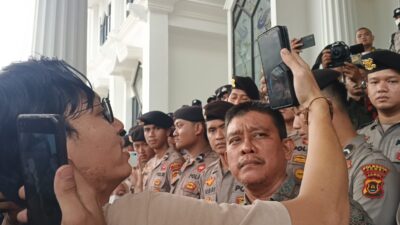 Sempat Sapa Massa Lewat Video Call, Al Haris dan Hafizh Fattah Janji Temui Mahasiswa Senin